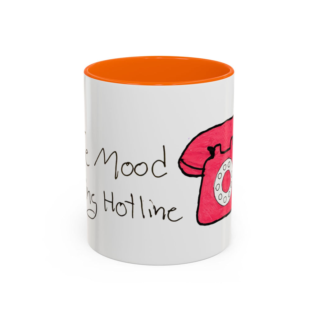 Vintage Telephone Coffee Mug — "Mood Ring Hotline" Accent Ceramic Mug (11/15oz)