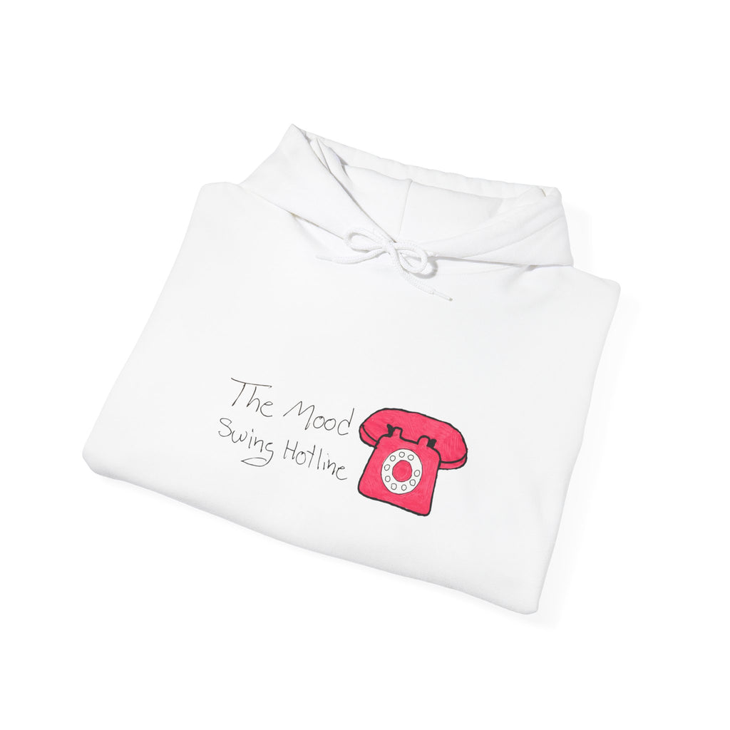 Retro Pink Rotary Phone Hoodie — "The 90s Called, They Want Me" Graphic Hoodie