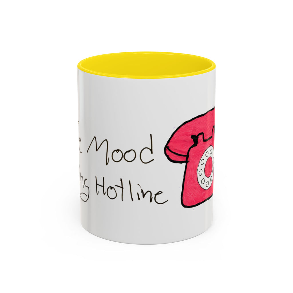 Vintage Telephone Coffee Mug — "Mood Ring Hotline" Accent Ceramic Mug (11/15oz)