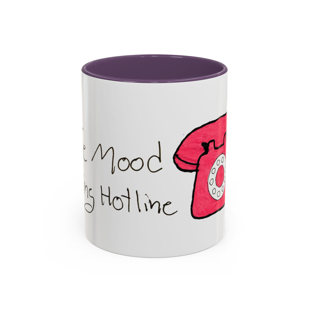 Vintage Telephone Coffee Mug — "Mood Ring Hotline" Accent Ceramic Mug (11/15oz)