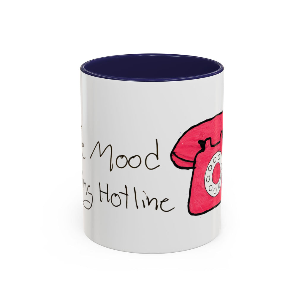 Vintage Telephone Coffee Mug — "Mood Ring Hotline" Accent Ceramic Mug (11/15oz)
