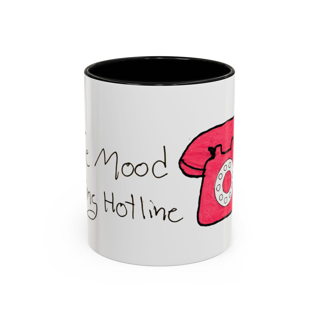 Vintage Telephone Coffee Mug — "Mood Ring Hotline" Accent Ceramic Mug (11/15oz)