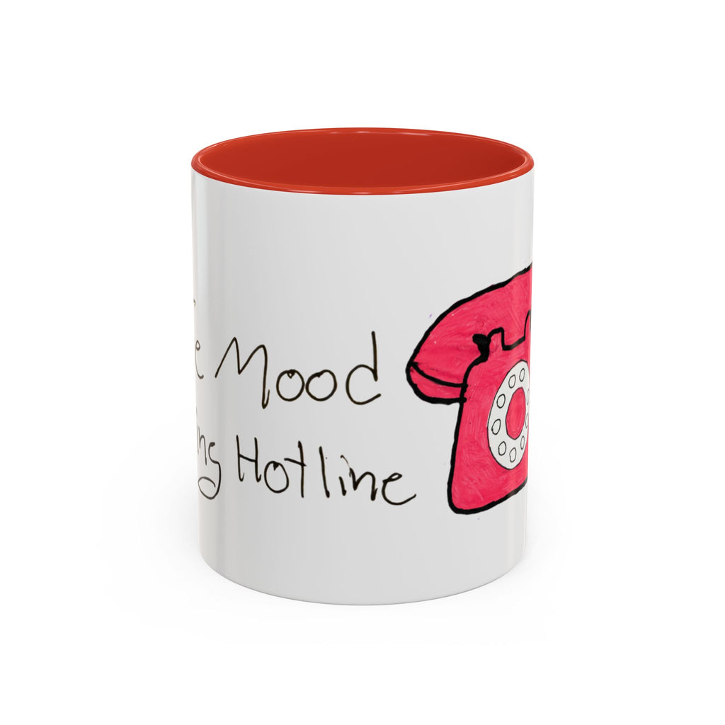 Vintage Telephone Coffee Mug — "Mood Ring Hotline" Accent Ceramic Mug (11/15oz)