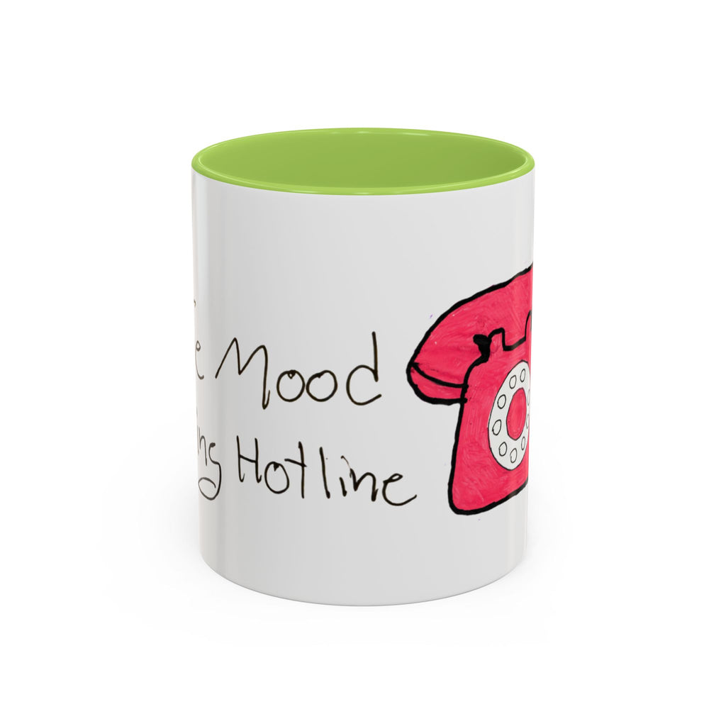 Vintage Telephone Coffee Mug — "Mood Ring Hotline" Accent Ceramic Mug (11/15oz)