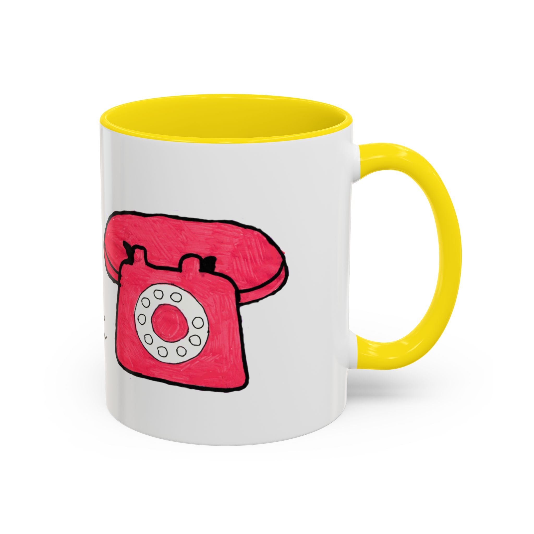 Vintage Telephone Coffee Mug — "Mood Ring Hotline" Accent Ceramic Mug (11/15oz)