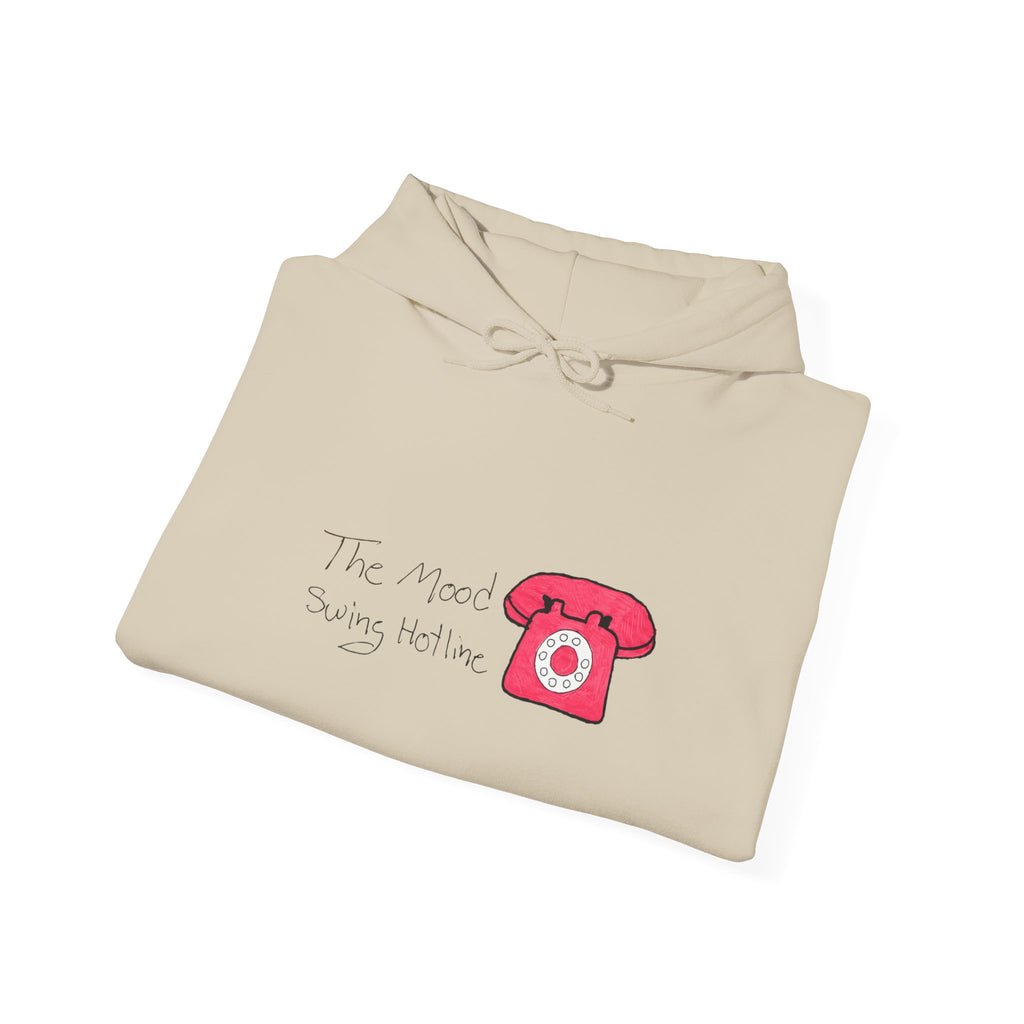 Retro Pink Rotary Phone Hoodie — "The 90s Called, They Want Me" Graphic Hoodie