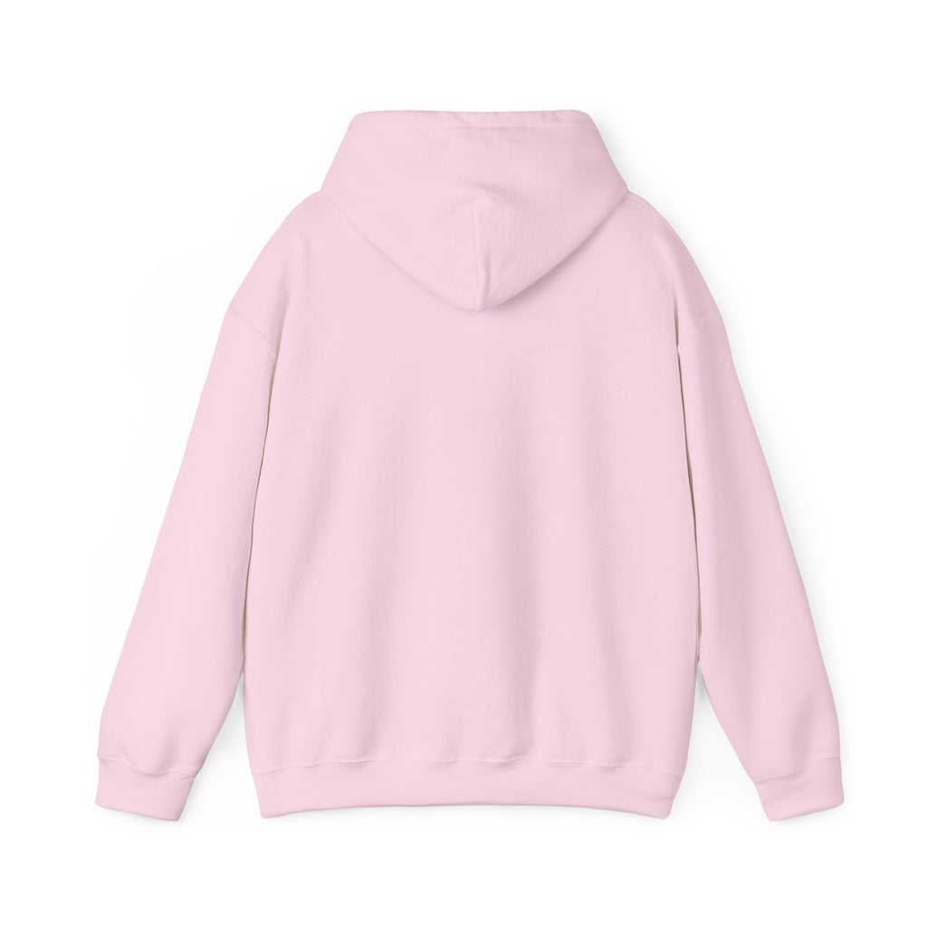 Not In The Mood Hoodie — Minimal Pink Statement Pullover