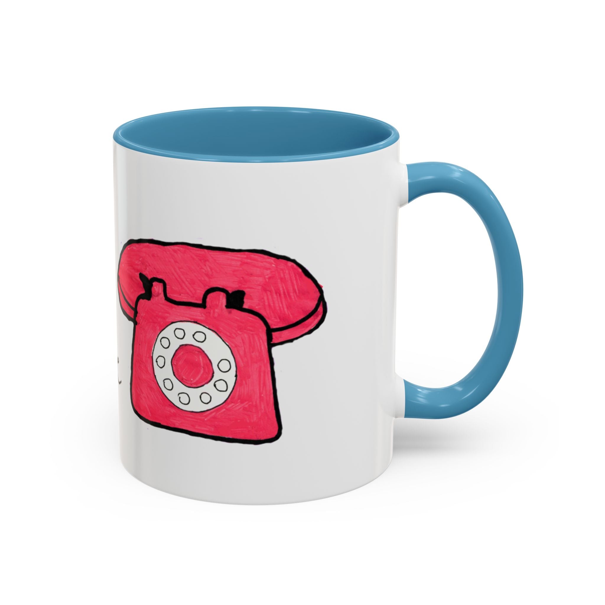 Vintage Telephone Coffee Mug — "Mood Ring Hotline" Accent Ceramic Mug (11/15oz)